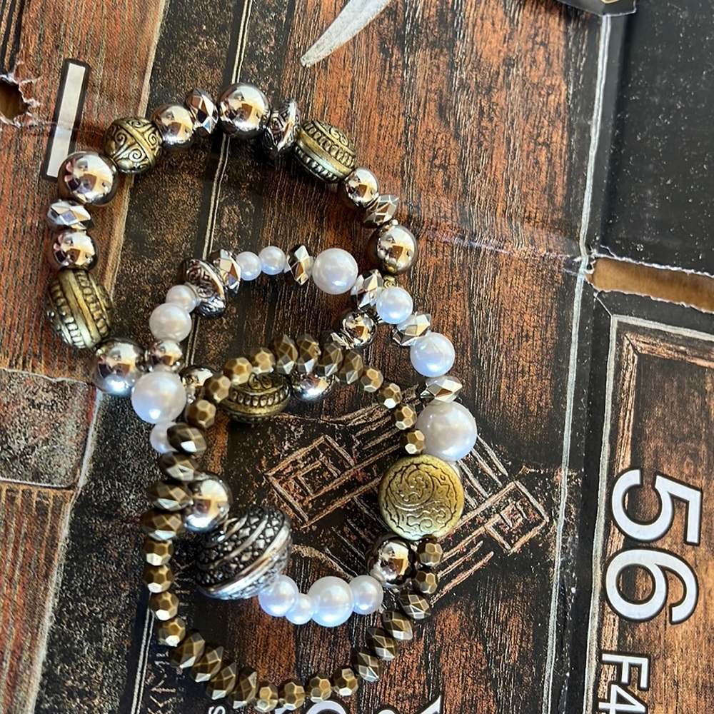 colorful bracelets set